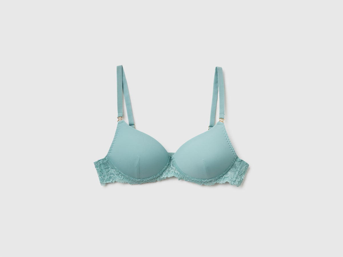 Reggiseno imbottito con pizzo
