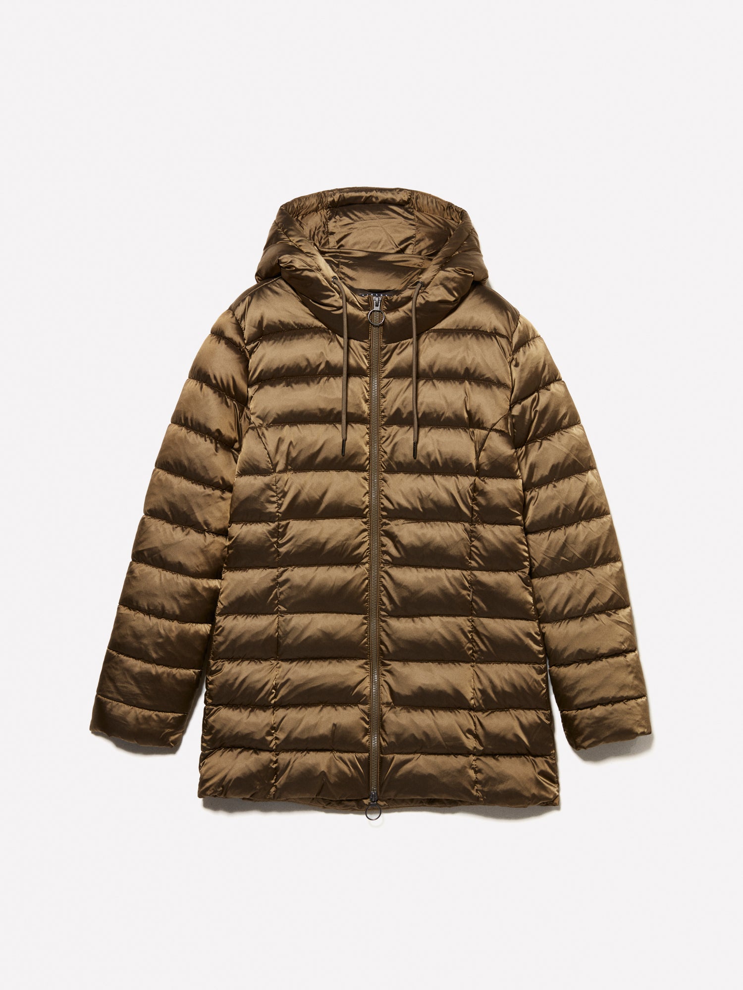 Giubbotto imbottito in nylon da donna marrone | Sisley Outlet