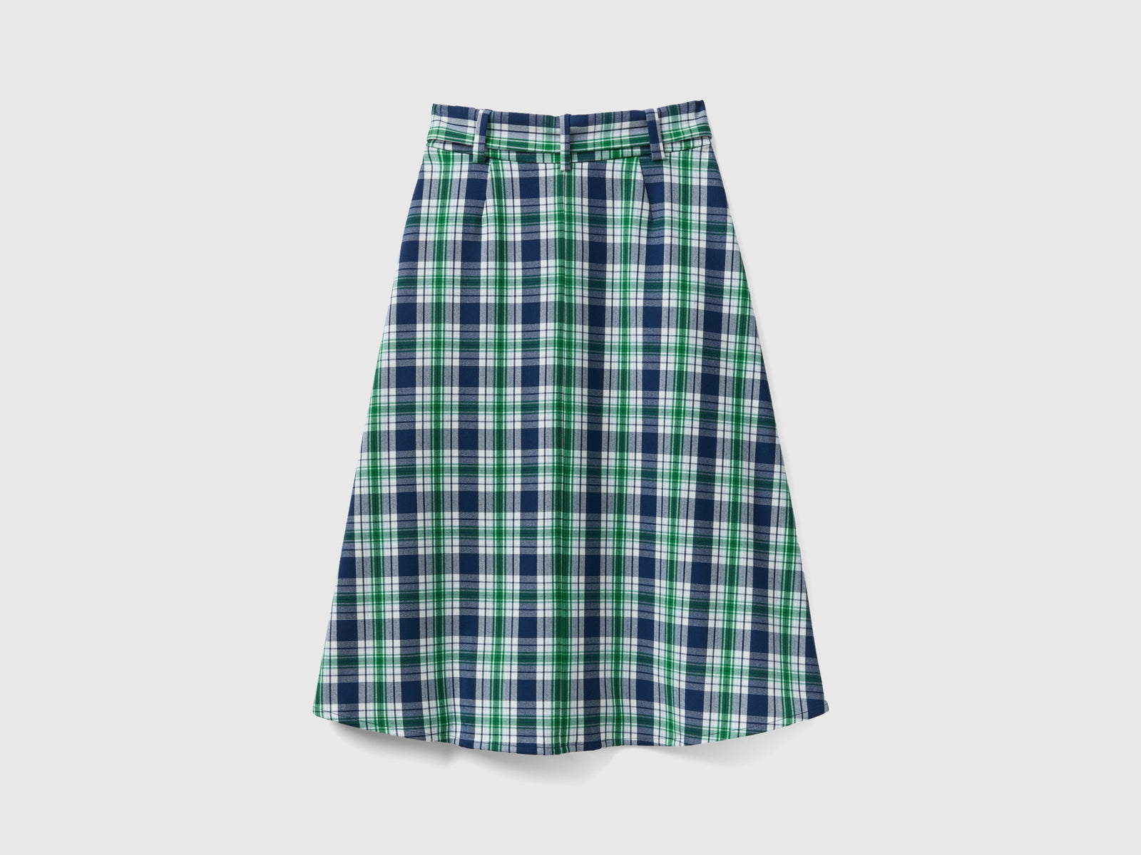 Gonna midi tartan da donna multi-color 2 | Benetton Outlet
