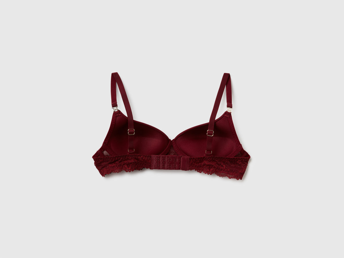 Reggiseno imbottito con pizzo