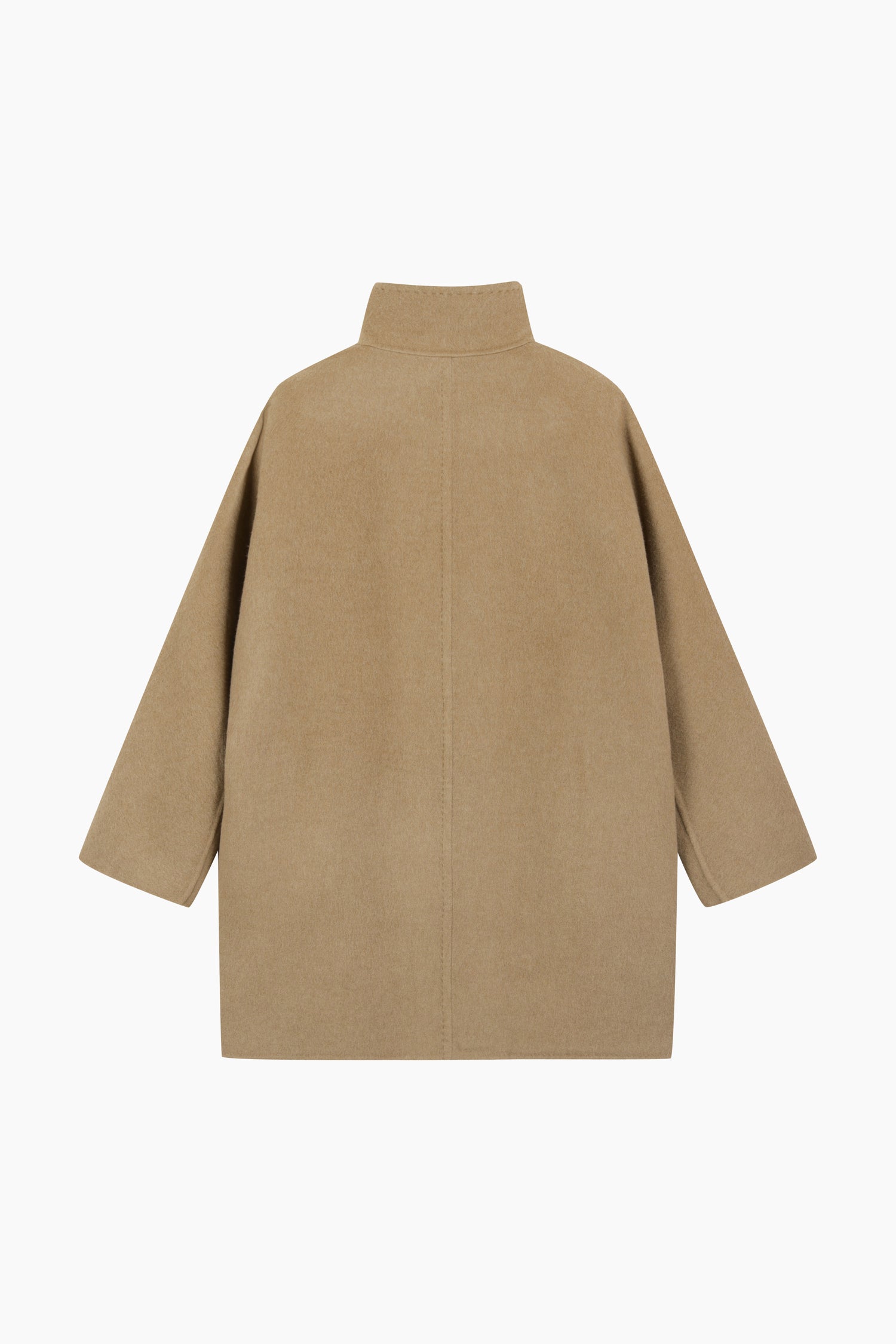 Cappotto con collo alto da donna cammello 2 | Sisley Outlet