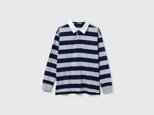 Polo a righe in cotone