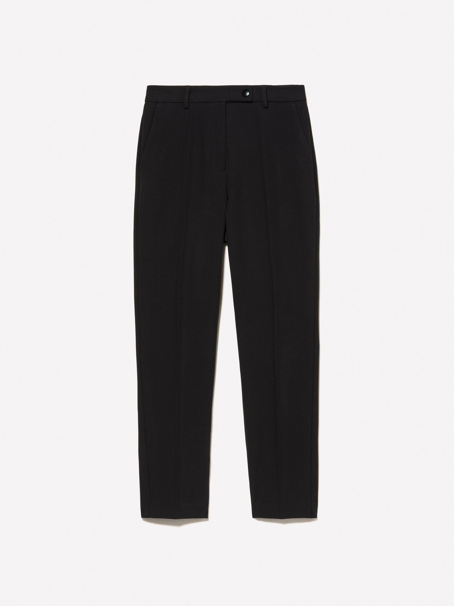 Pantaloni slim fit da donna nero | Sisley Outlet