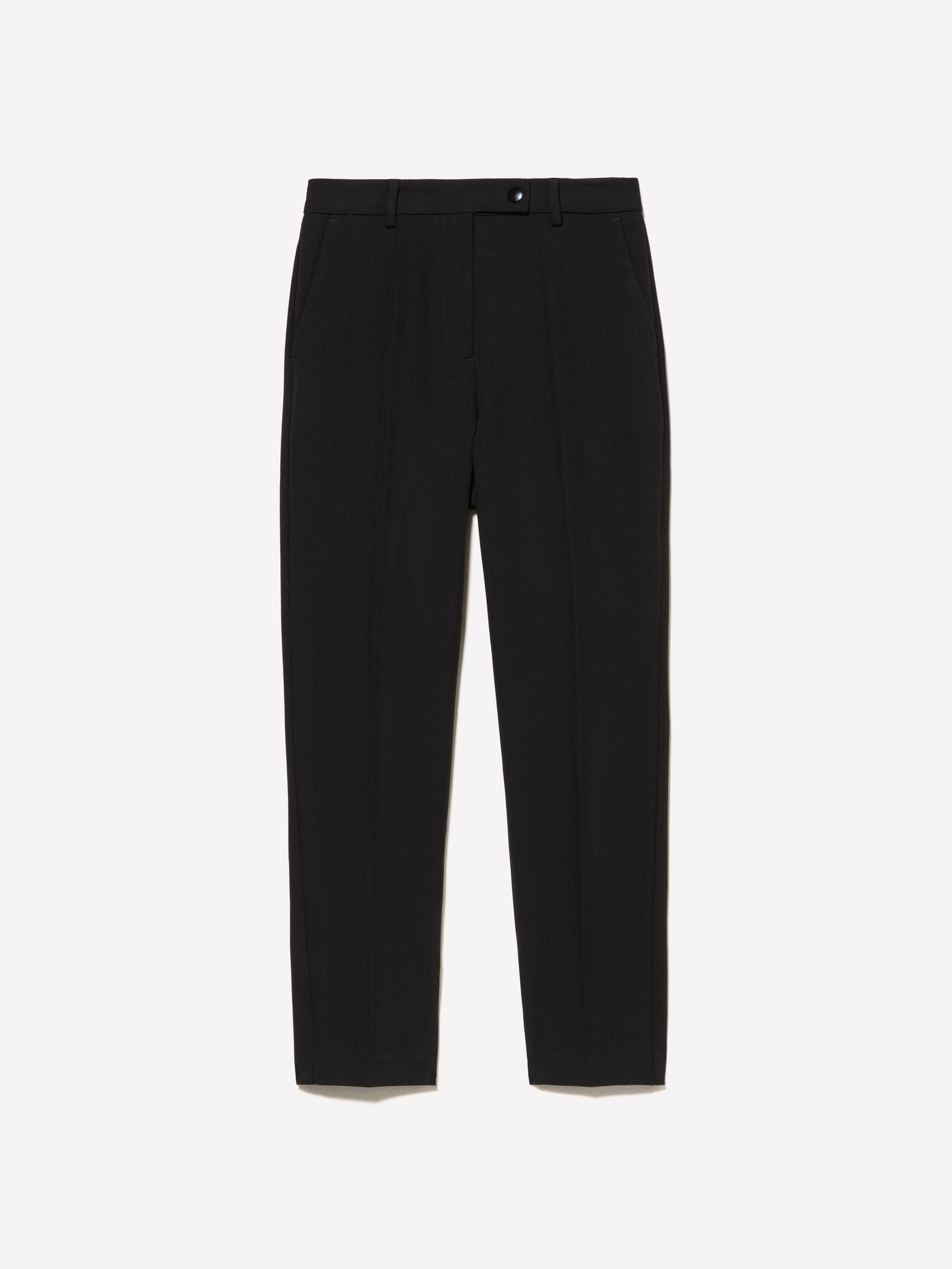 Pantaloni slim fit da donna nero | Sisley Outlet