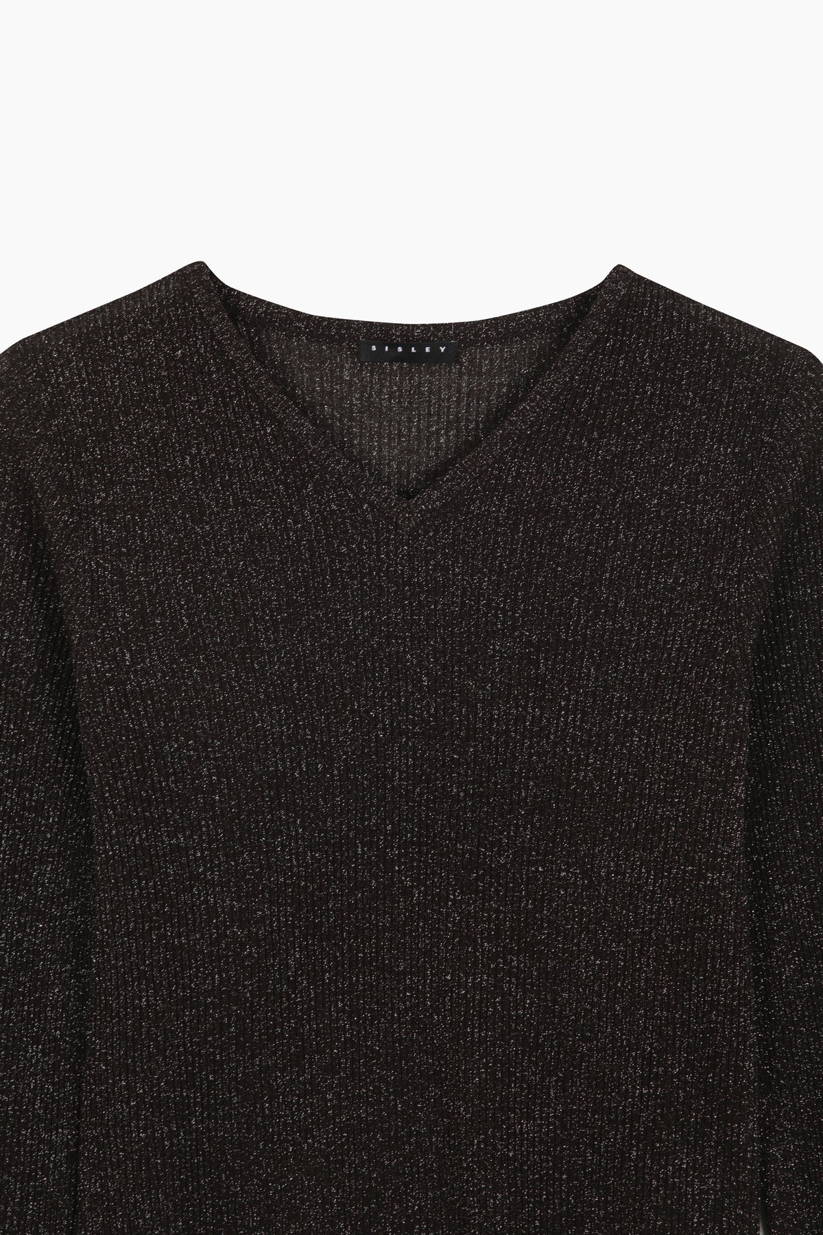 Maglia slim fit a costine