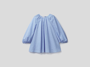 Blusa a righe con lacci sul retro