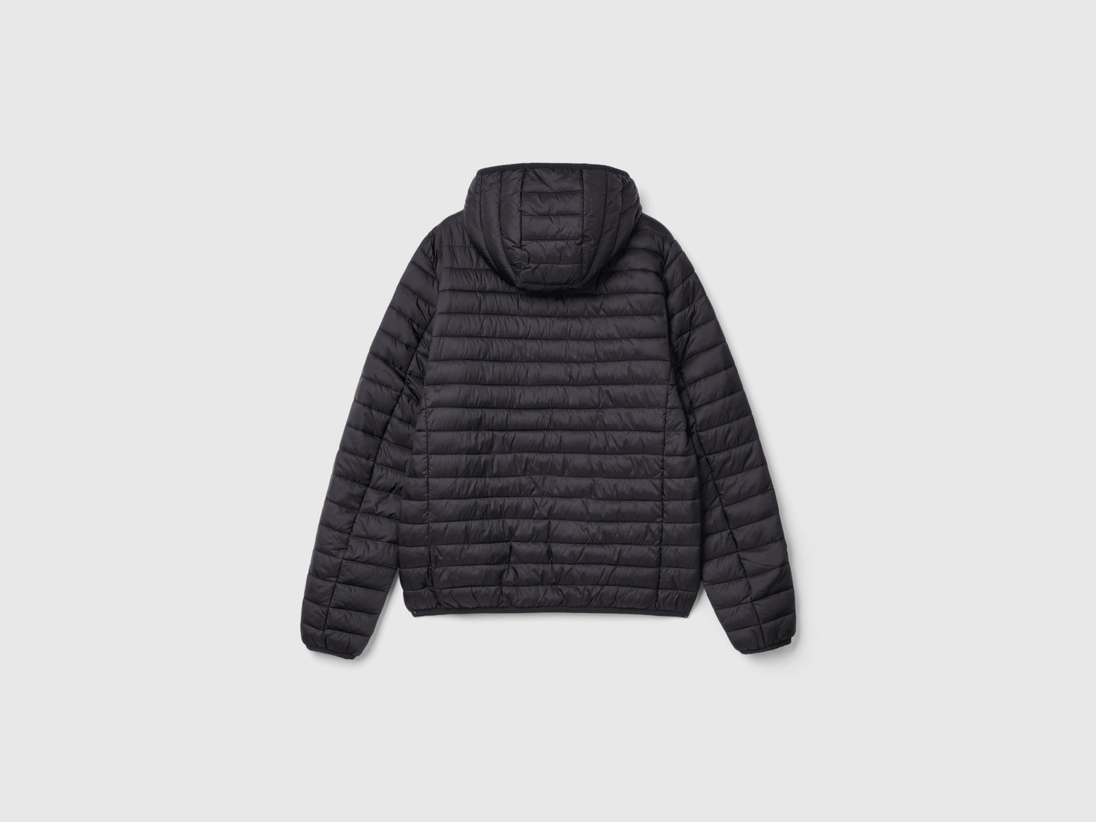 Piumino imbottito in ovatta riciclata da uomo nero 2 | Benetton Outlet