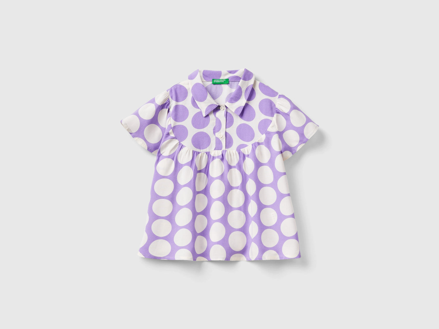 Blusa fluida a pois da bimba multi-color | Benetton Outlet