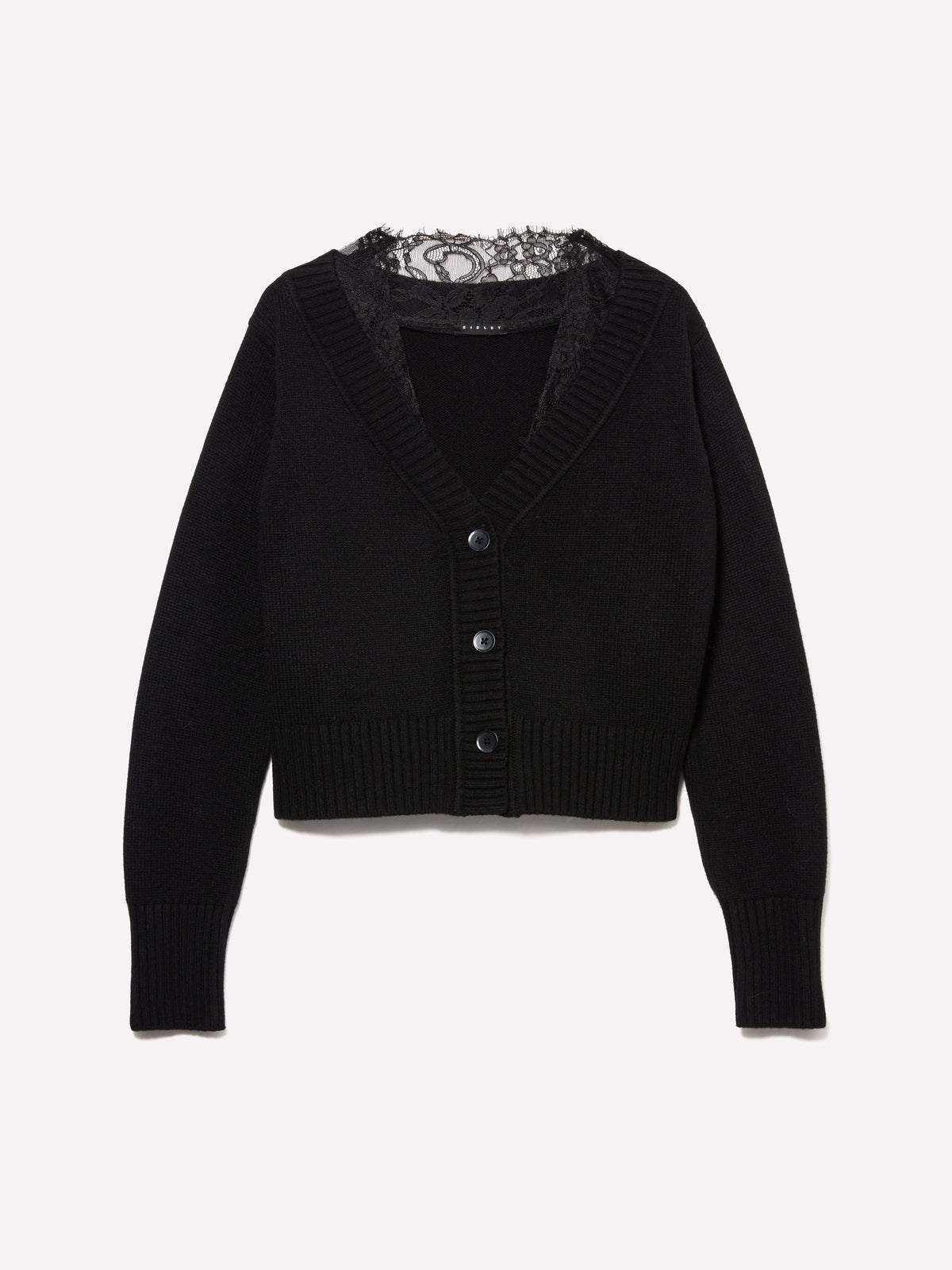 Cardigan con pizzo