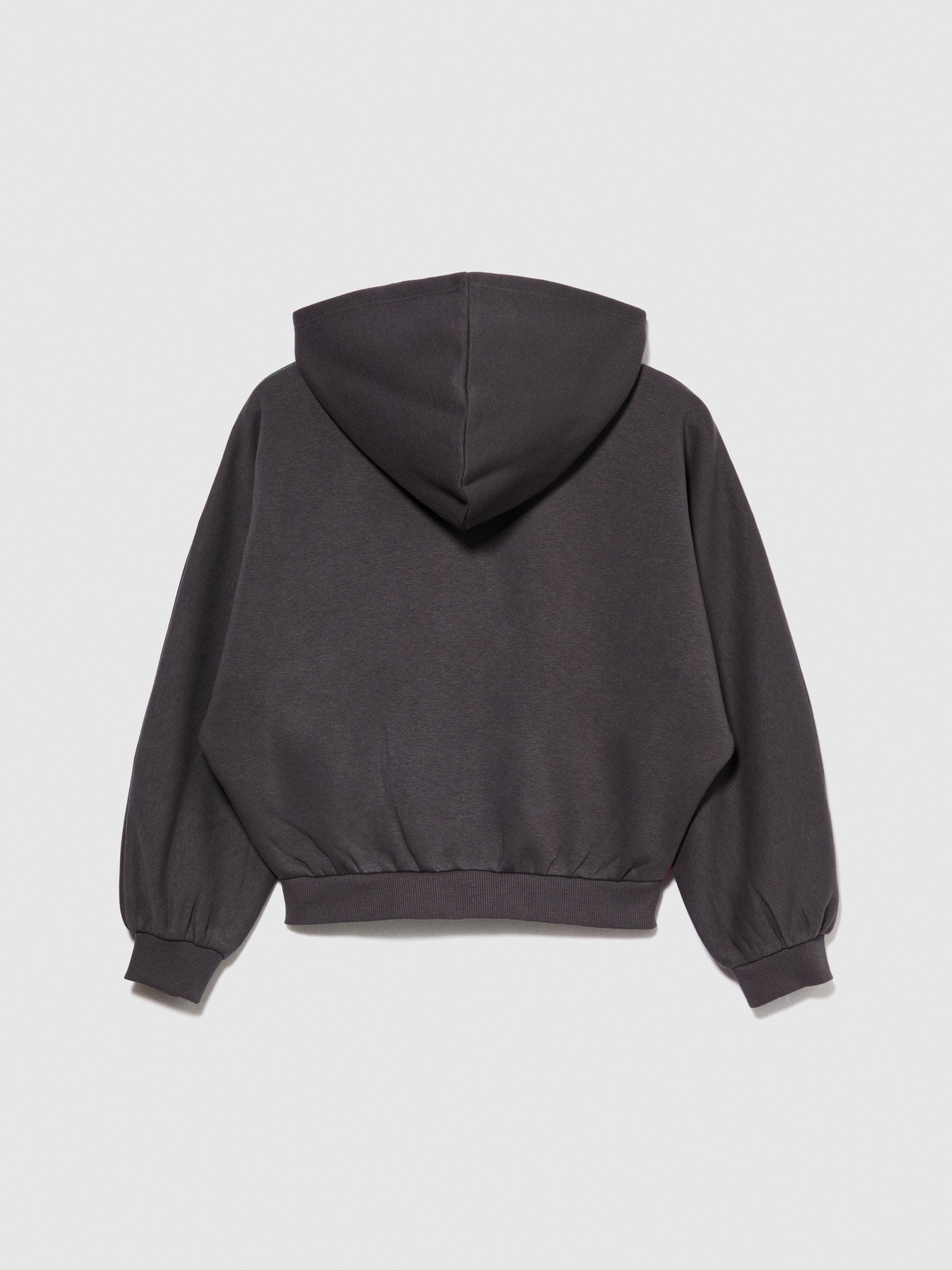Felpa over color block da bambina grigio scuro 2 | Sisley young Outlet