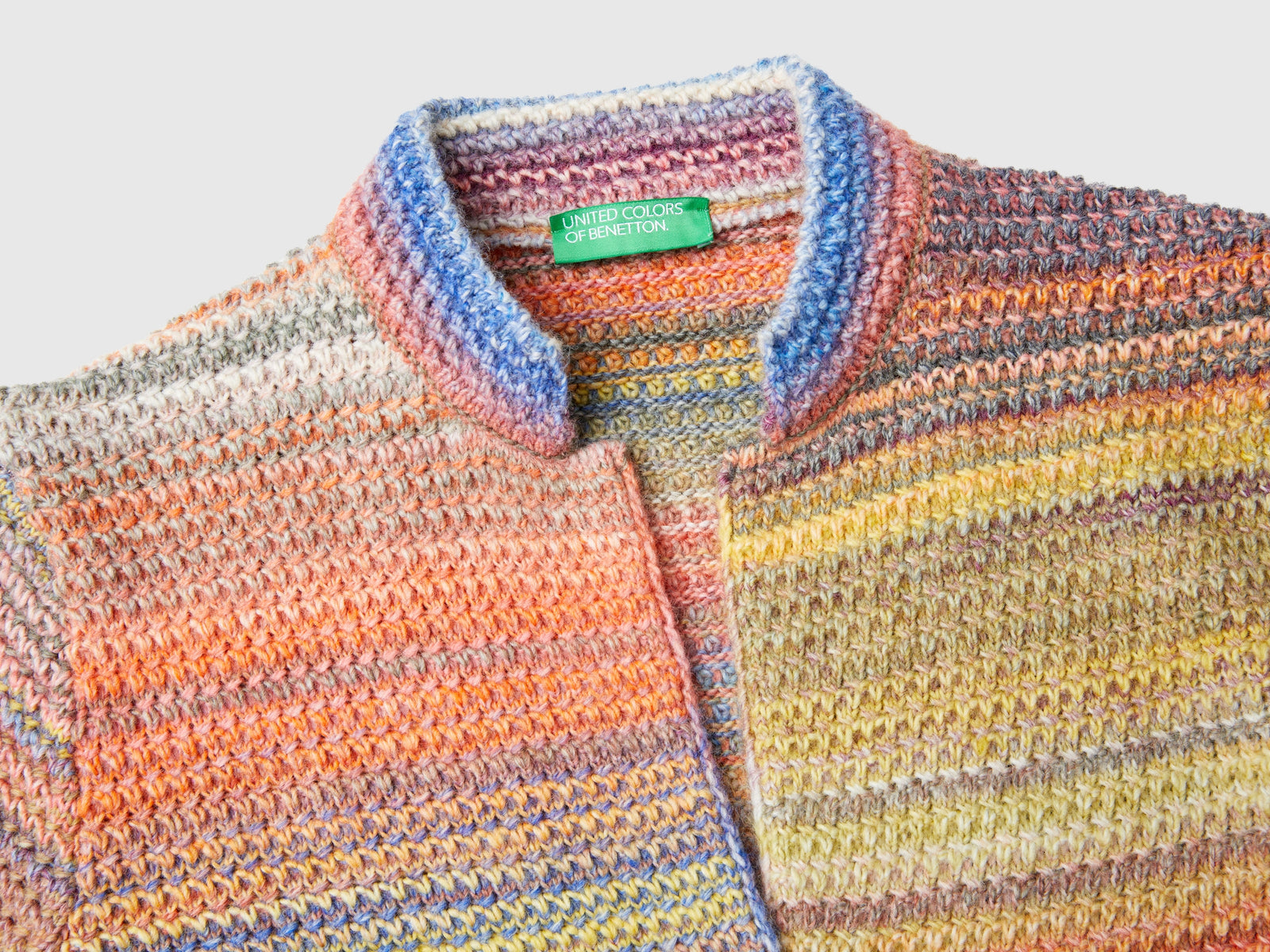 Giacca in maglia di misto lana da donna multi-color 3 | Benetton Outlet