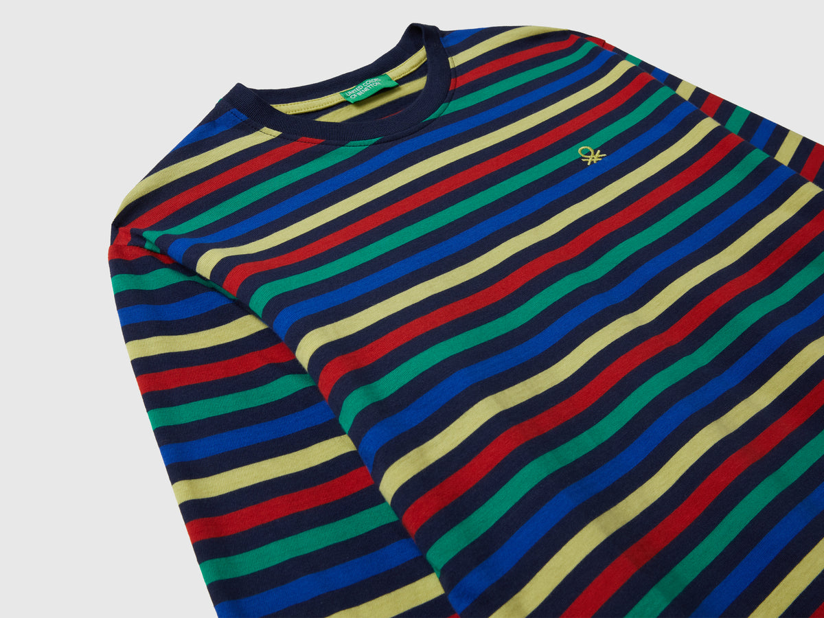 T-shirt manica lunga a righe