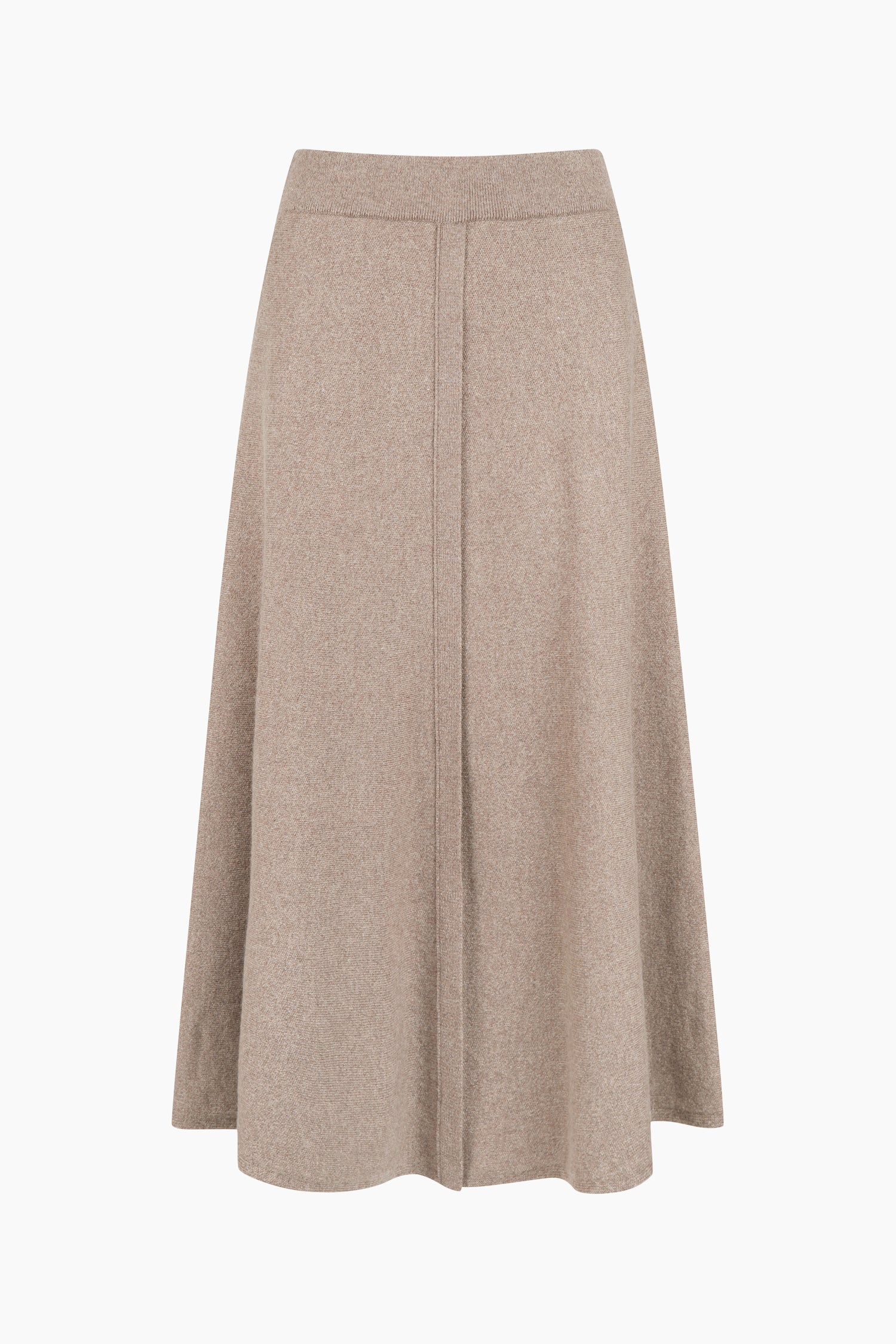 Gonna lunga in maglia da donna beige | Sisley Outlet