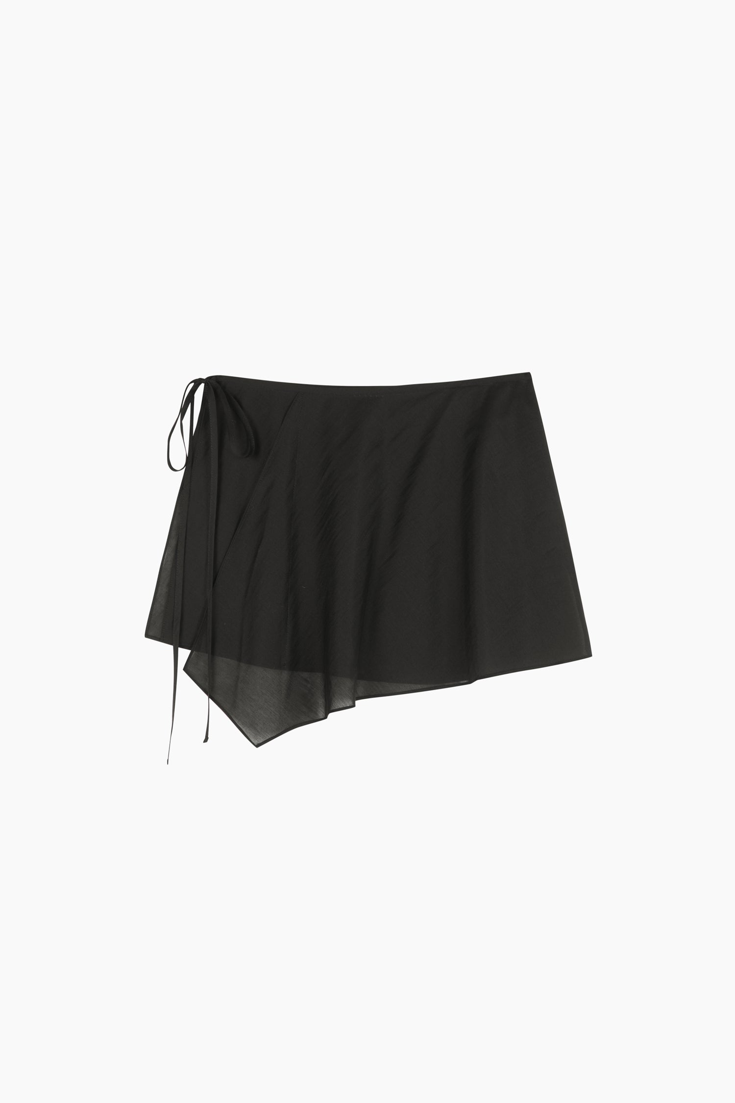 Minigonna pareo da donna nero | Sisley Outlet