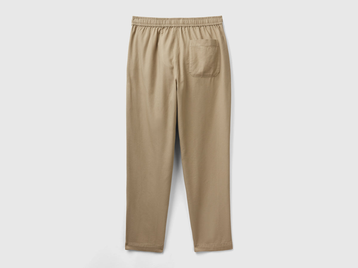 Joggers in misto cotone e Modal