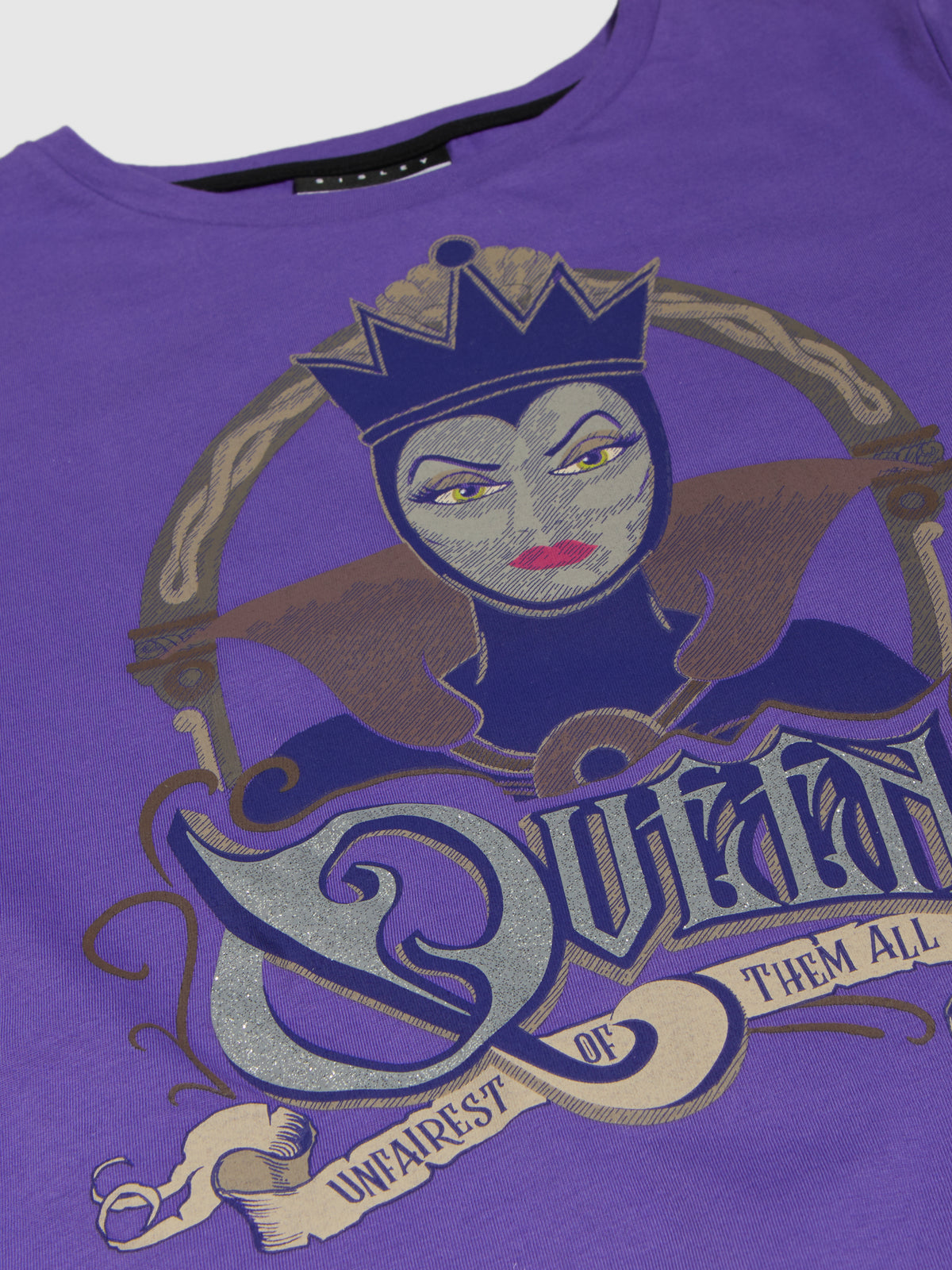 T-shirt con glitter e stampa ©Disney