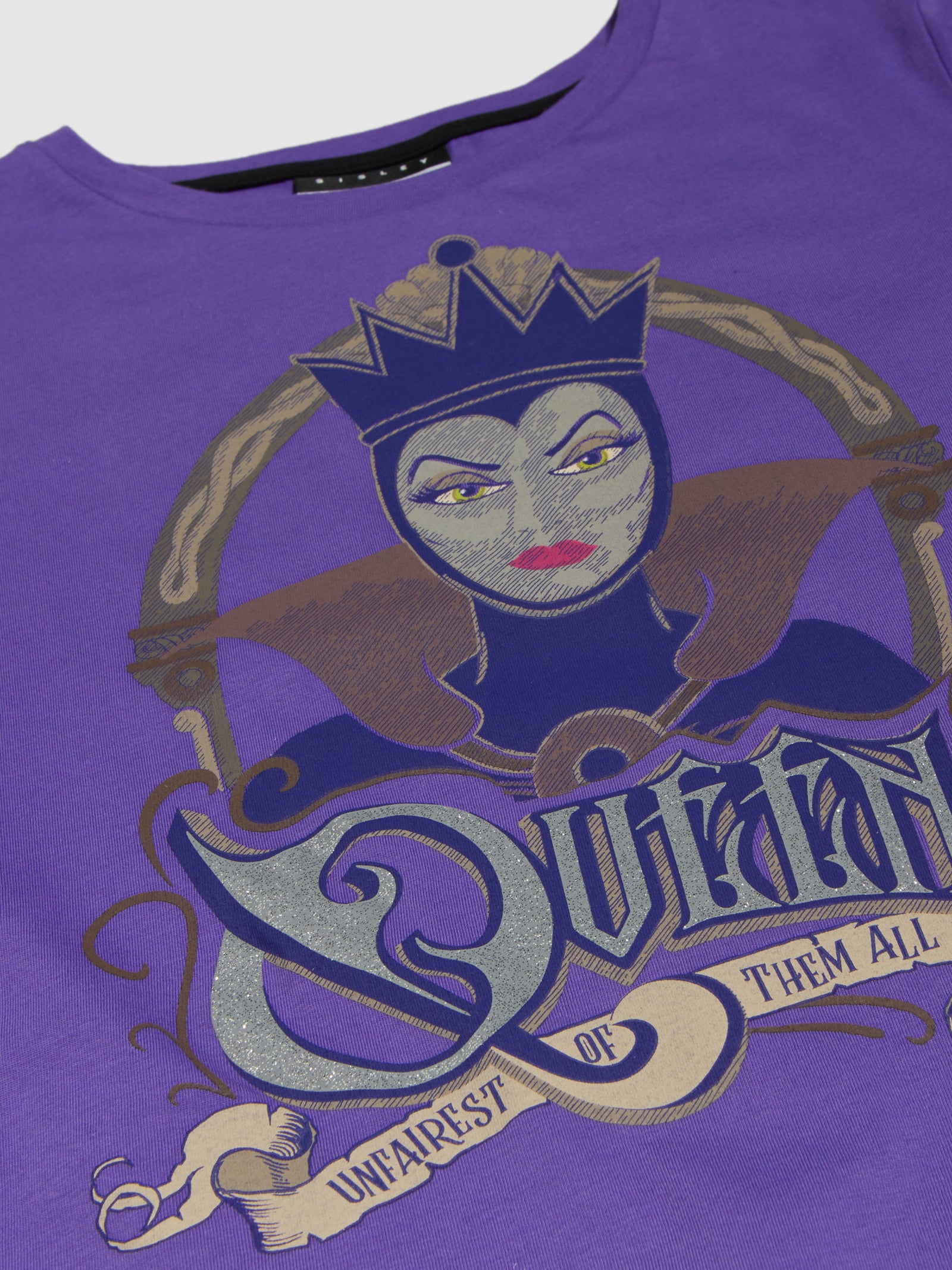 T-shirt con glitter e stampa ©Disney da bambina viola 2 | Sisley young Outlet