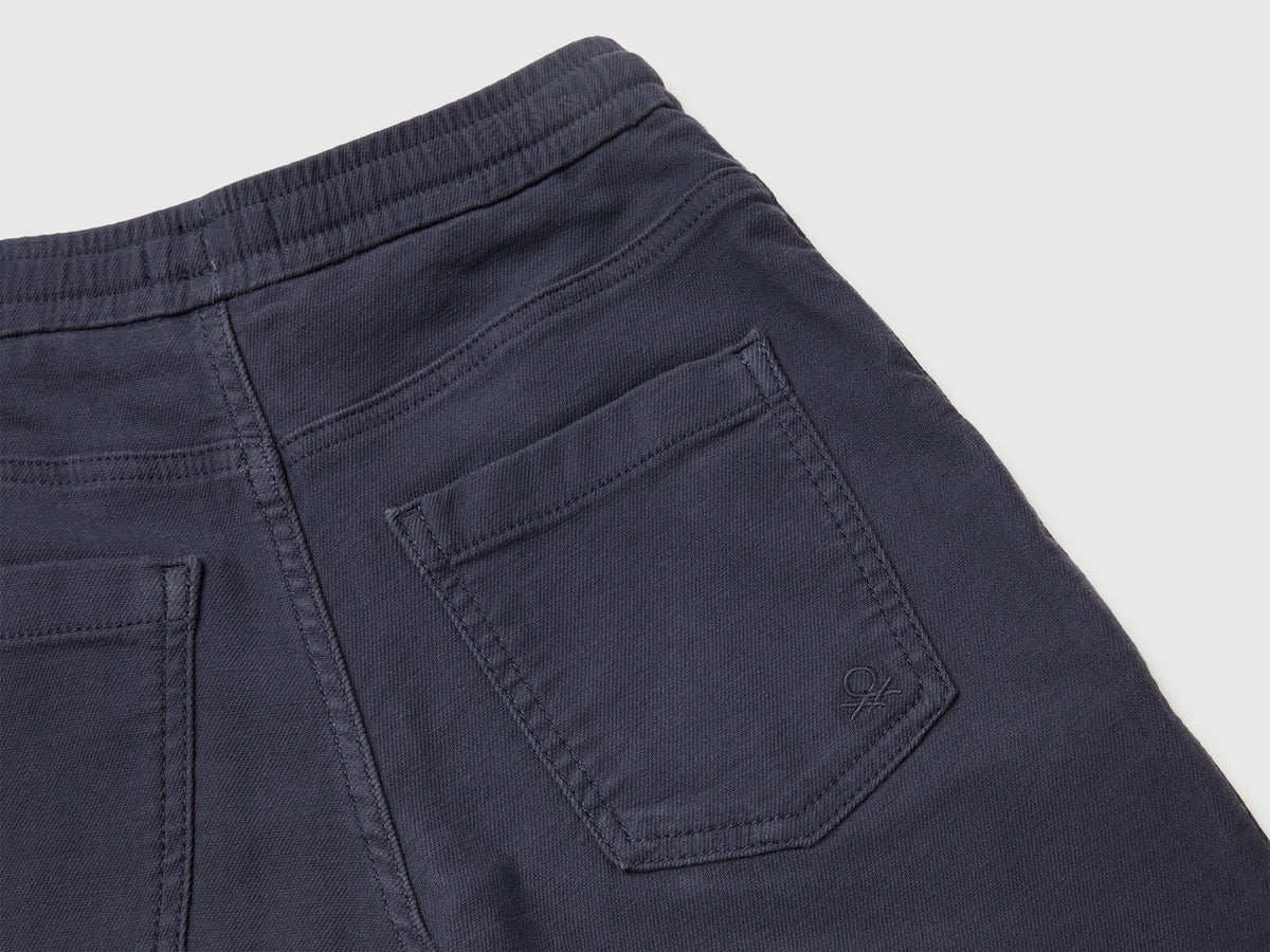Joggers in misto cotone con coulisse