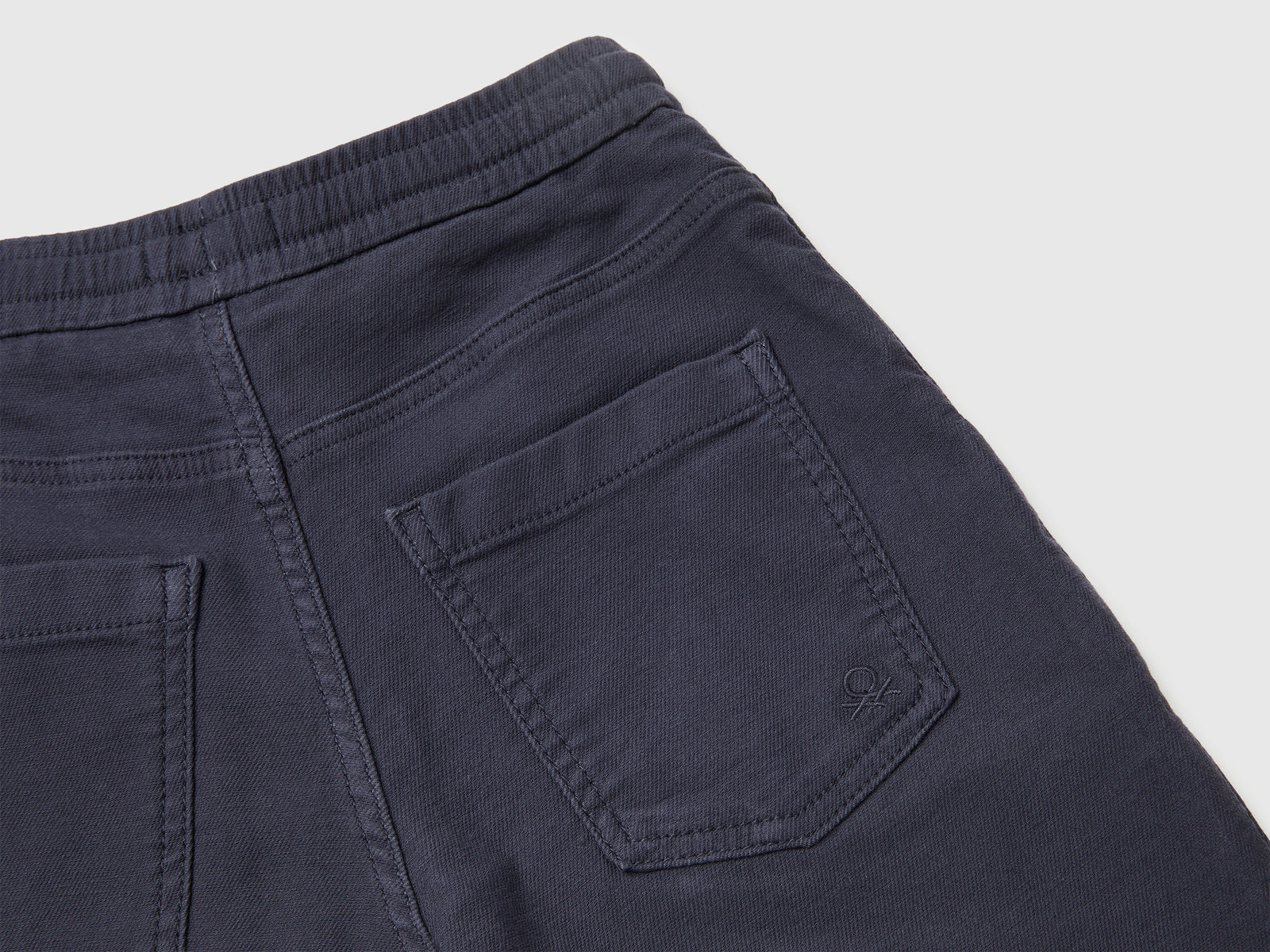 Joggers in misto cotone con coulisse da bambino avio 3 | Benetton Outlet