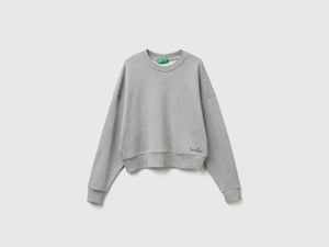 Felpa 100% cotone con stampa logo