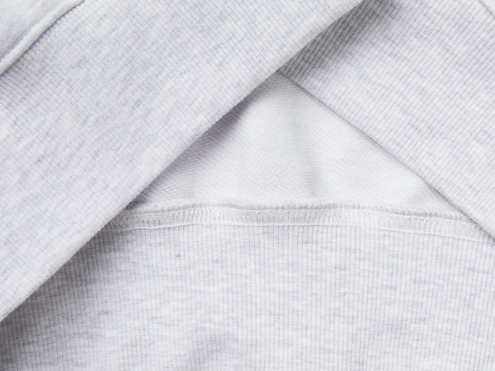 Felpa con ricamo da donna grigio chiaro 3 | Benetton Outlet