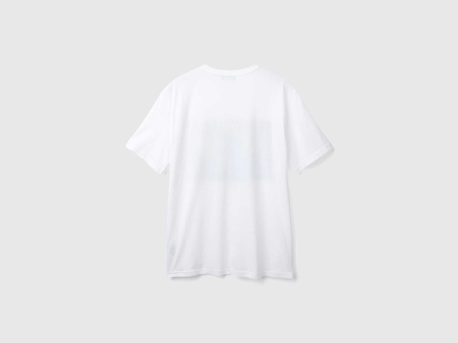 T-shirt con stampa fotografica da uomo bianco panna 2 | Benetton Outlet