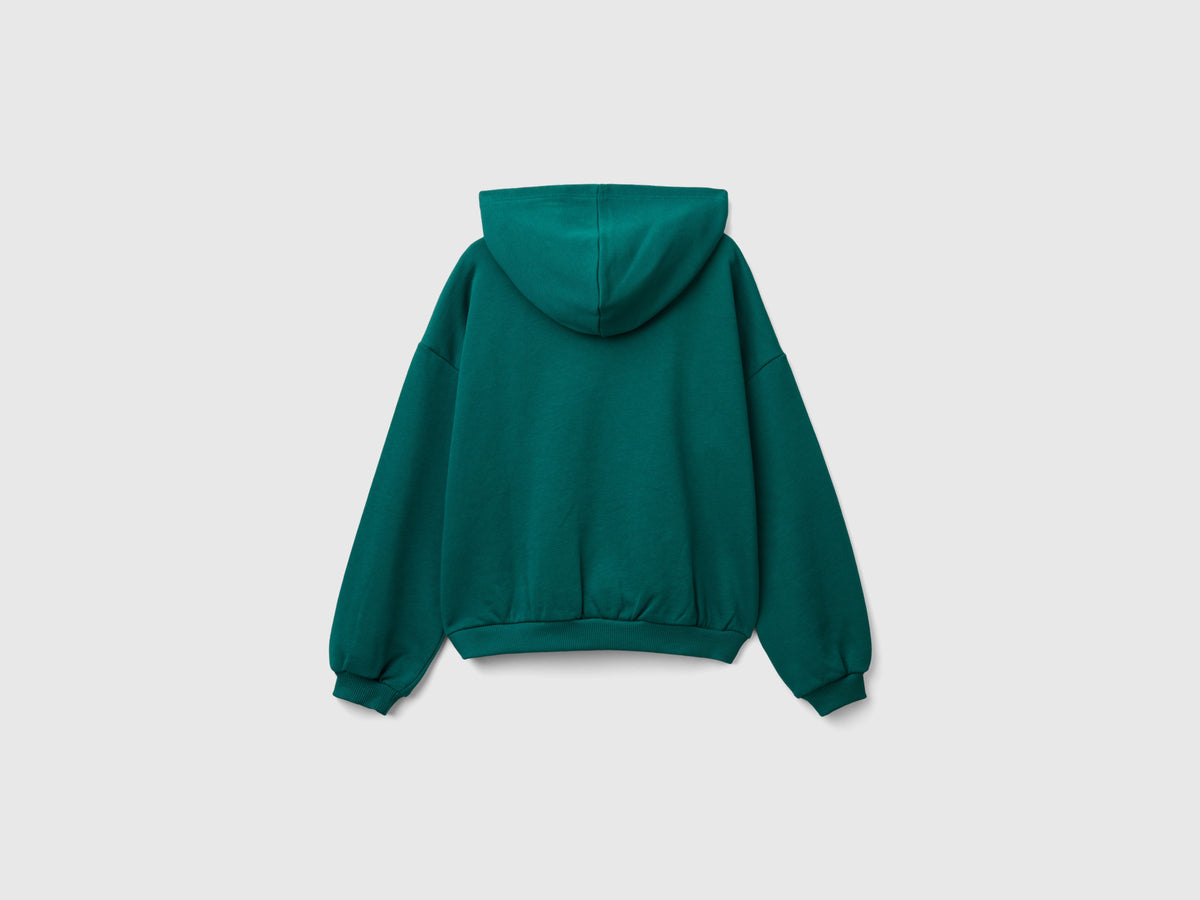 Felpa con cappuccio 100% cotone