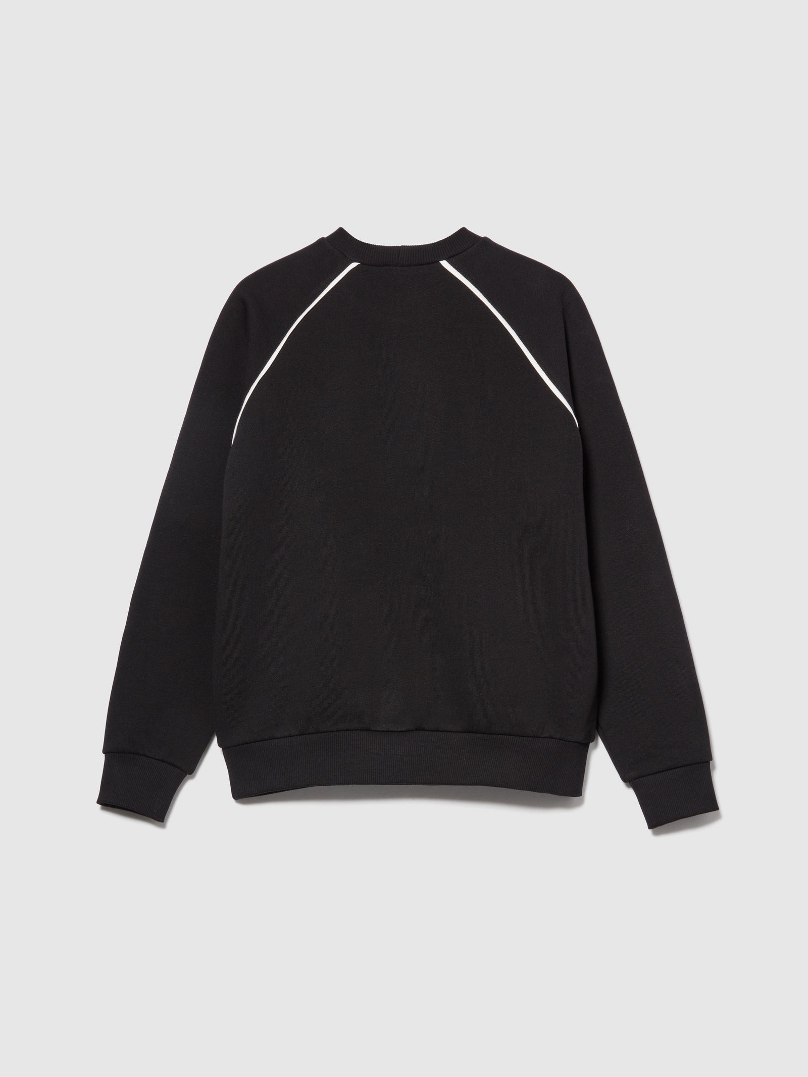 Felpa over con patch da bambino nero 2 | Sisley young Outlet
