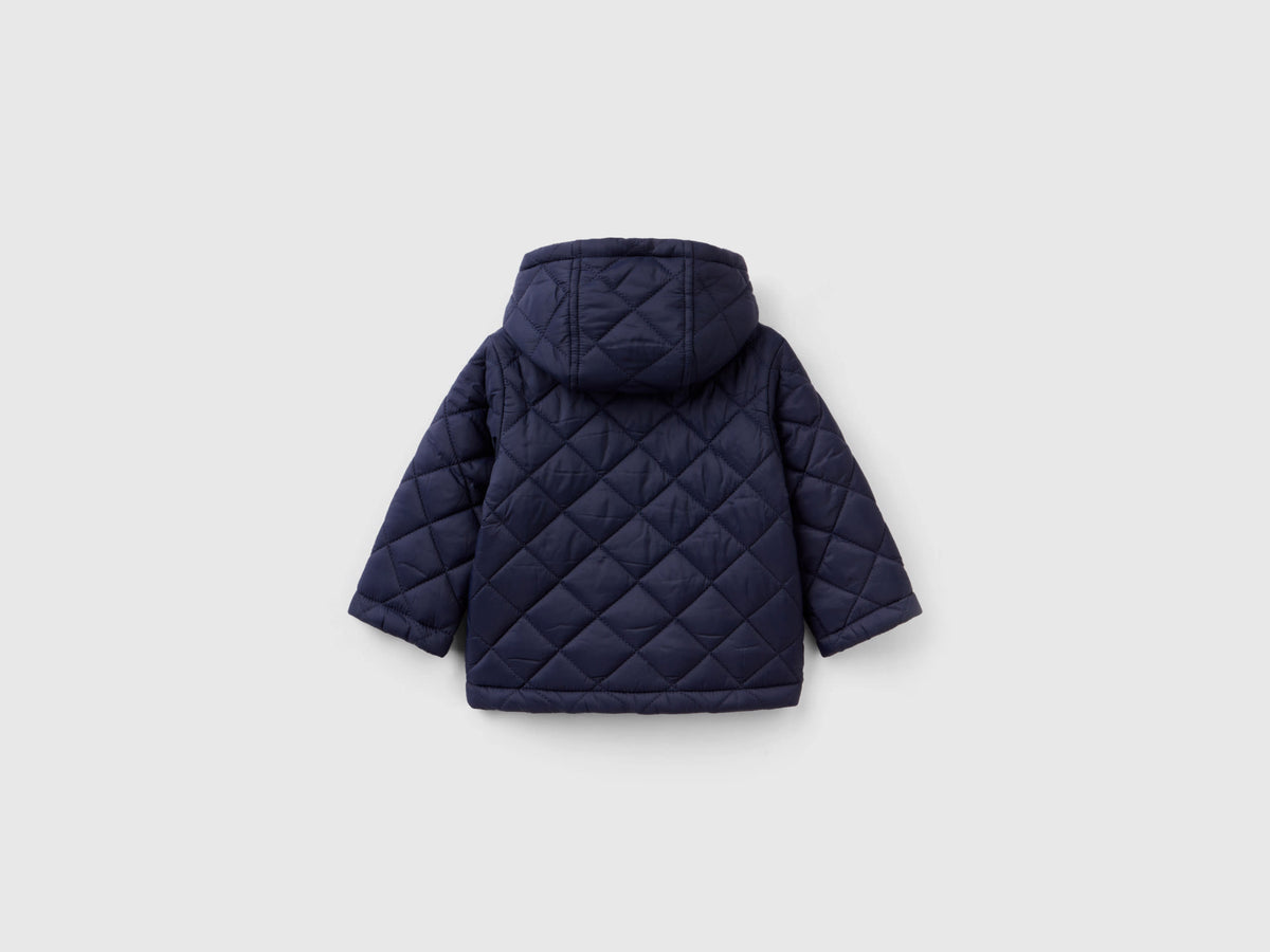 Quilted jacket with hood