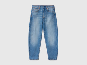 Jeans balloon fit 100% cotone