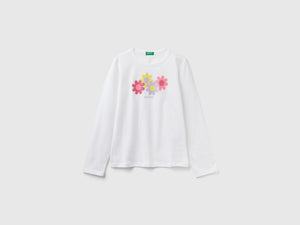 T-shirt manica lunga in cotone bio