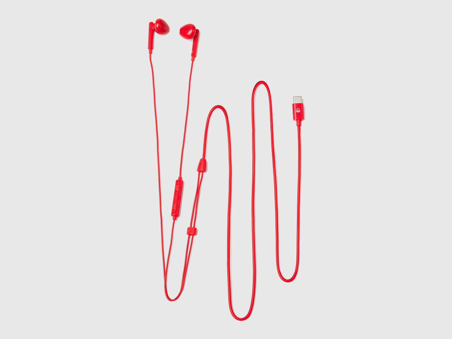 Wired in-ear headphones da uomo rosso | Multimarchio Outlet