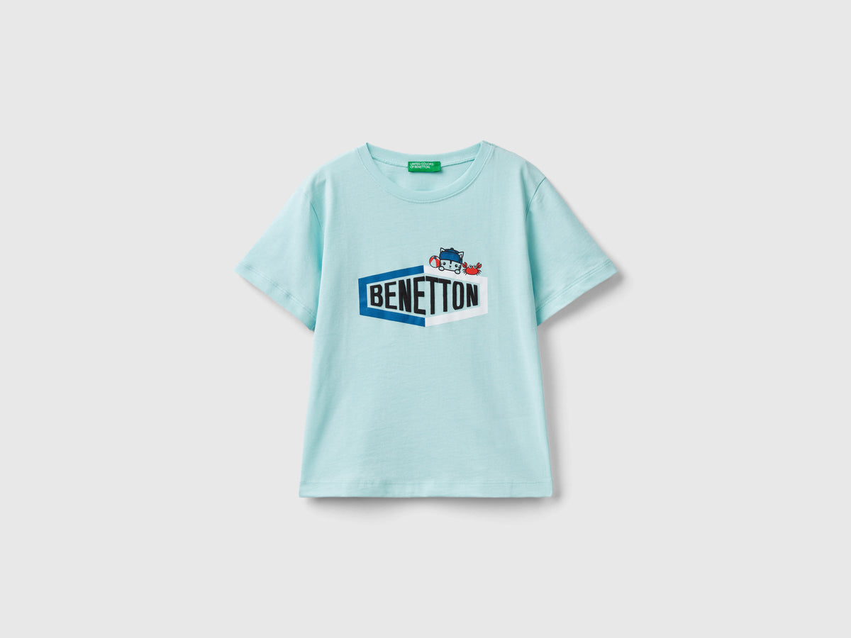 T-shirt 100% cotone bio con stampa