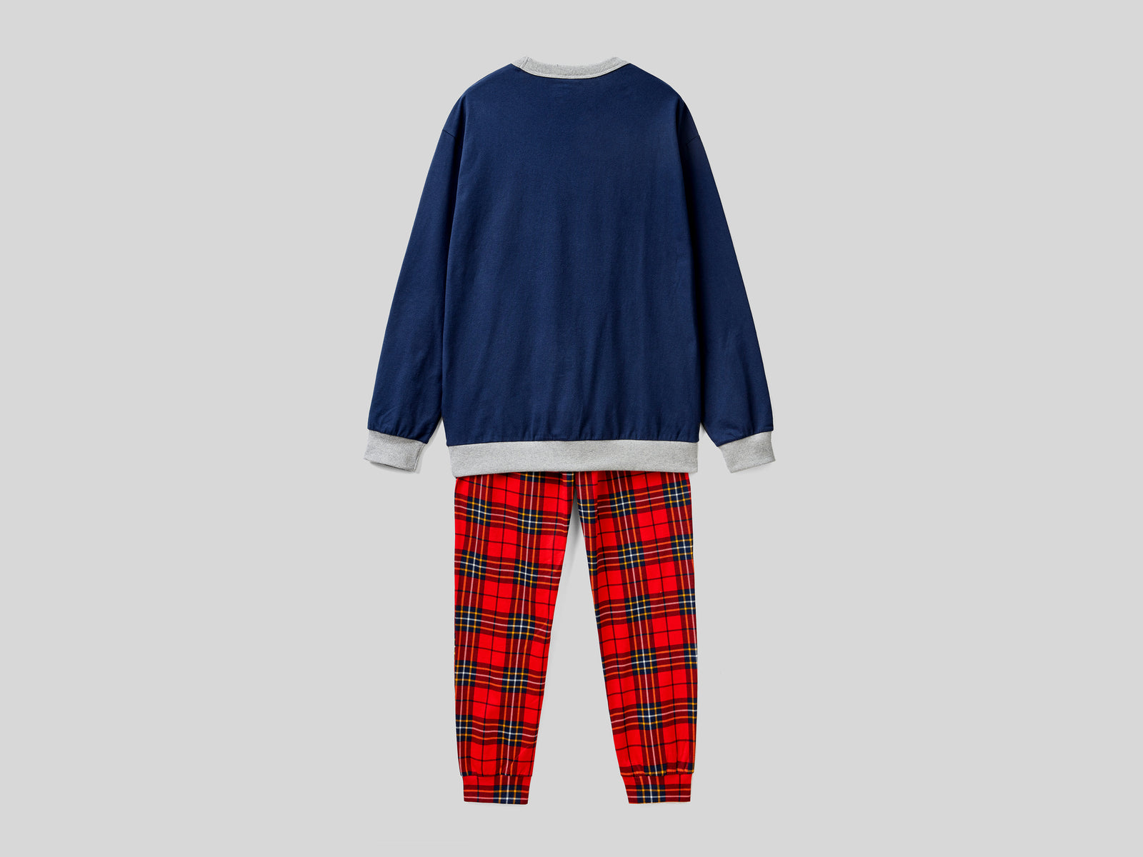 Pigiama Snoopy in caldo cotone da uomo blu scuro 2 | Benetton Outlet