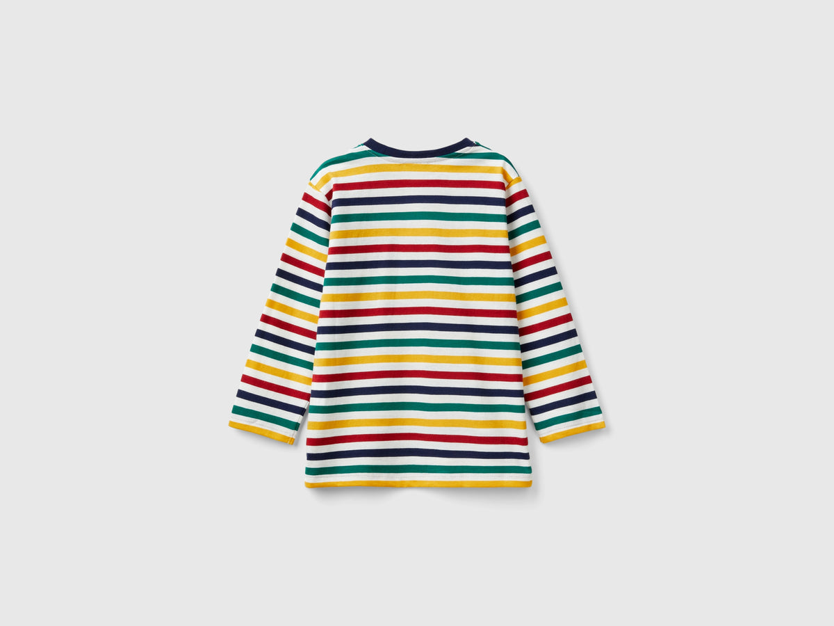 T-shirt a righe 100% cotone