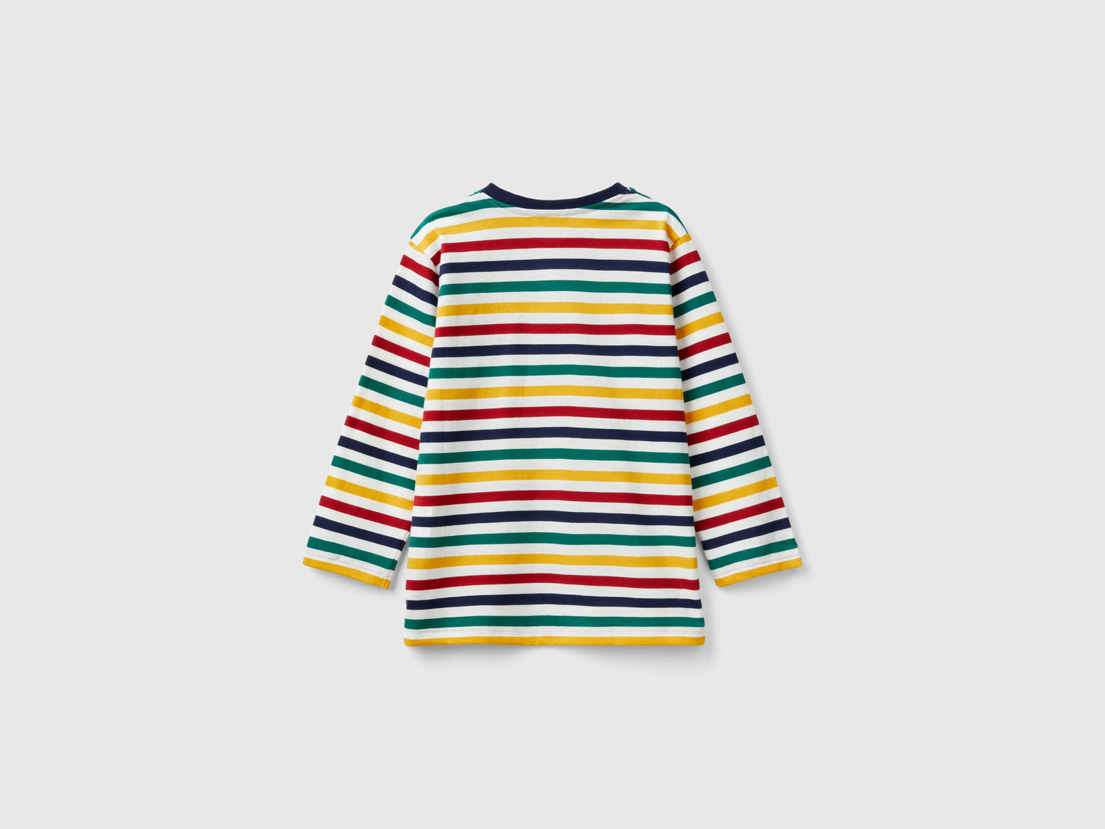 T-shirt a righe 100% cotone da bimbo multi-color 2 | Benetton Outlet