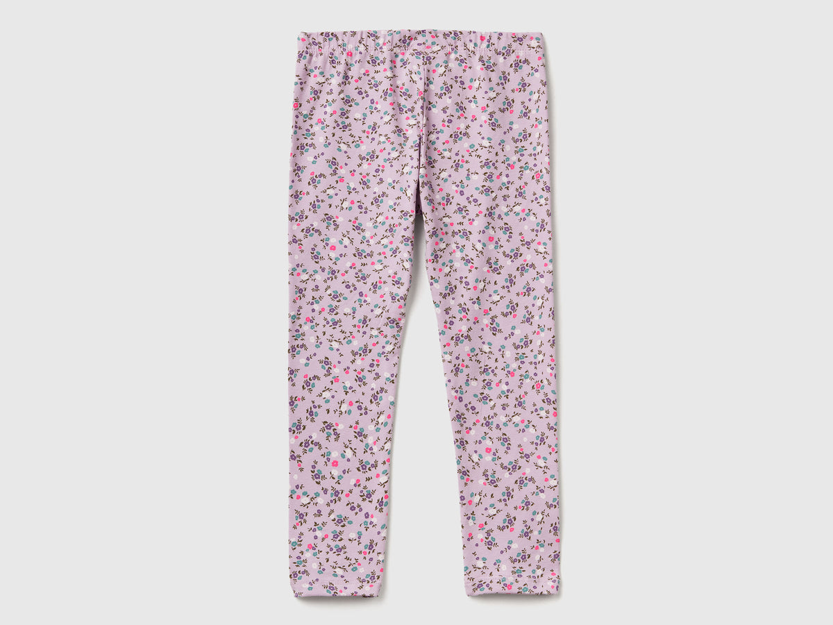 Leggings a fiori