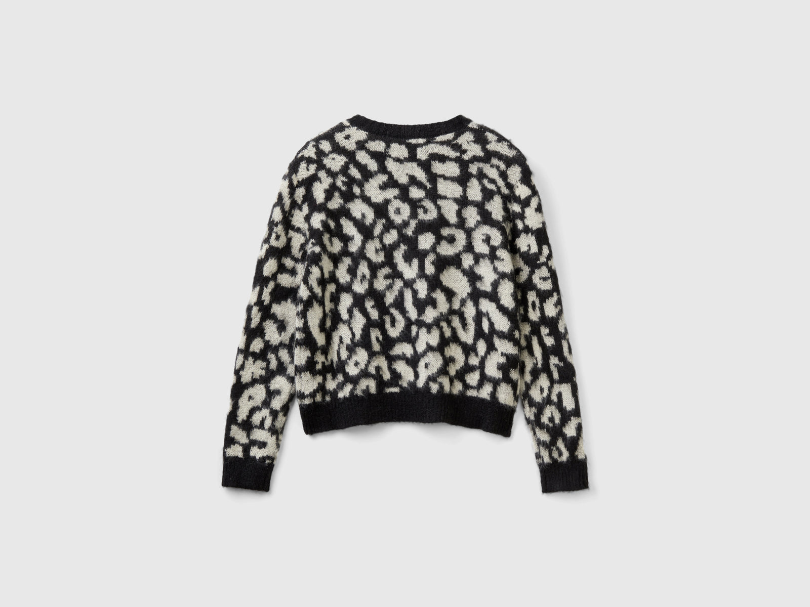 Maglione animalier in misto mohair da donna multi-color 2 | Benetton Outlet