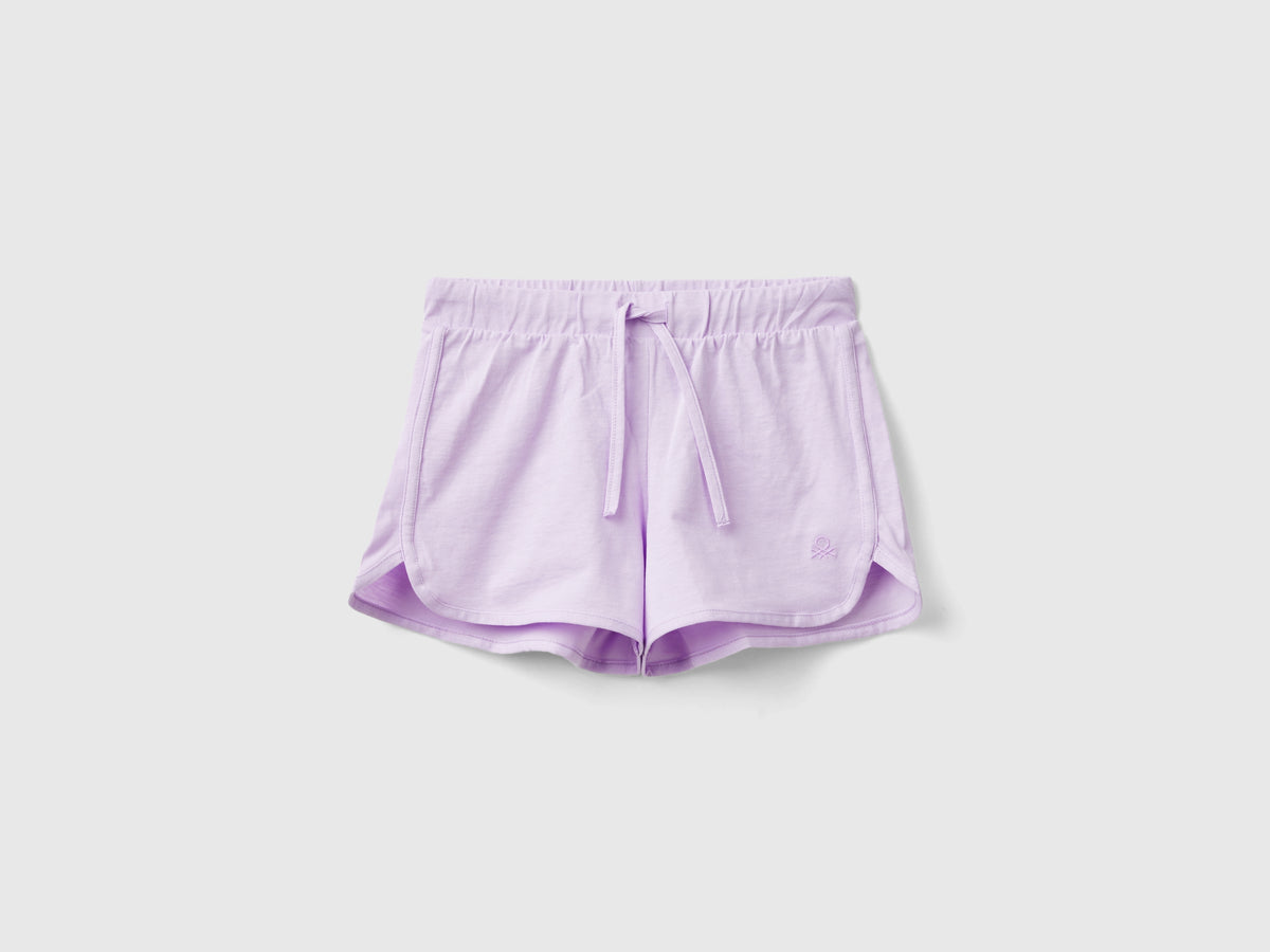 Shorts stile runner in cotone bio