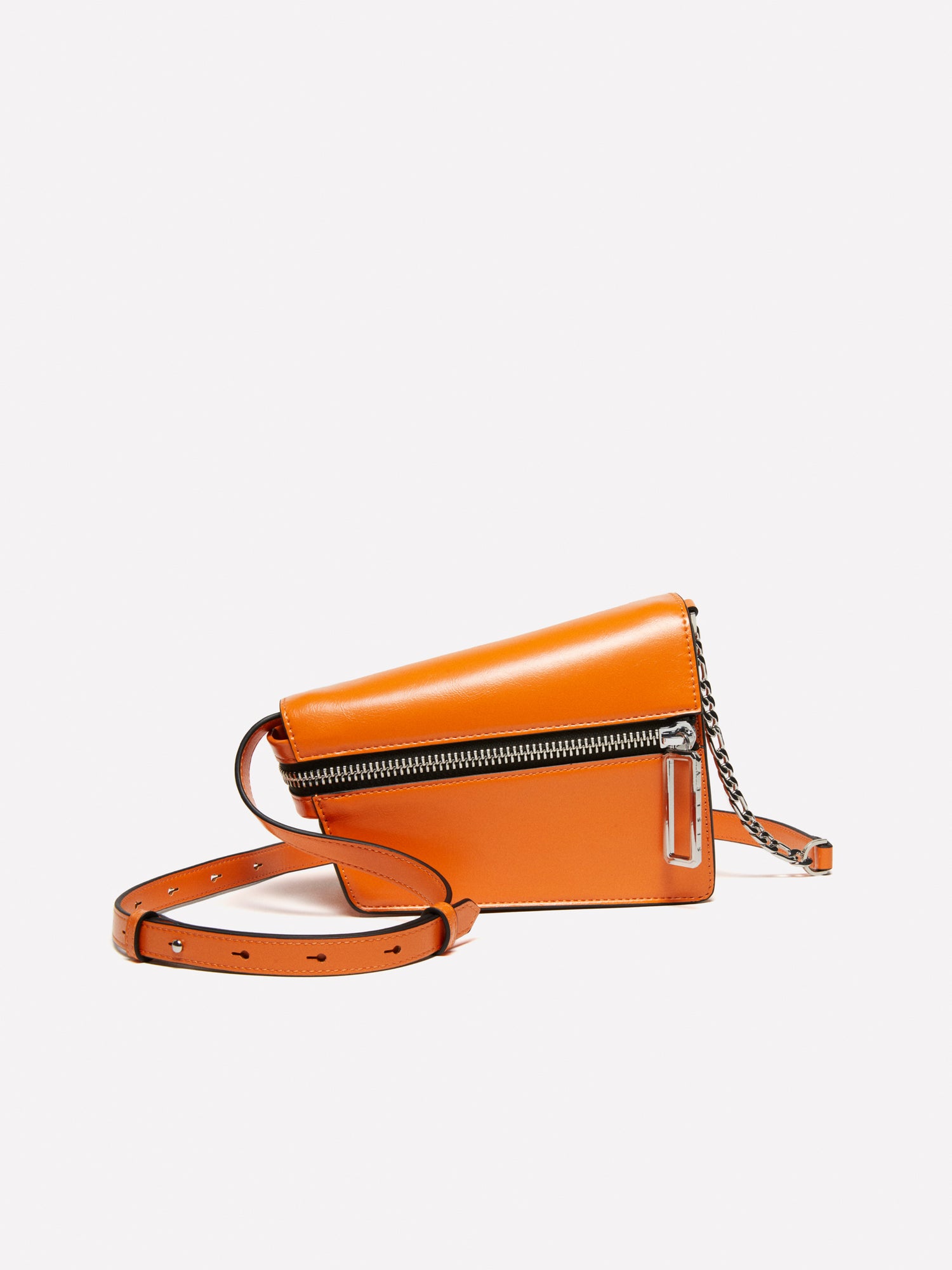 Borsa asimmetrica piccola da donna arancione | Sisley Outlet