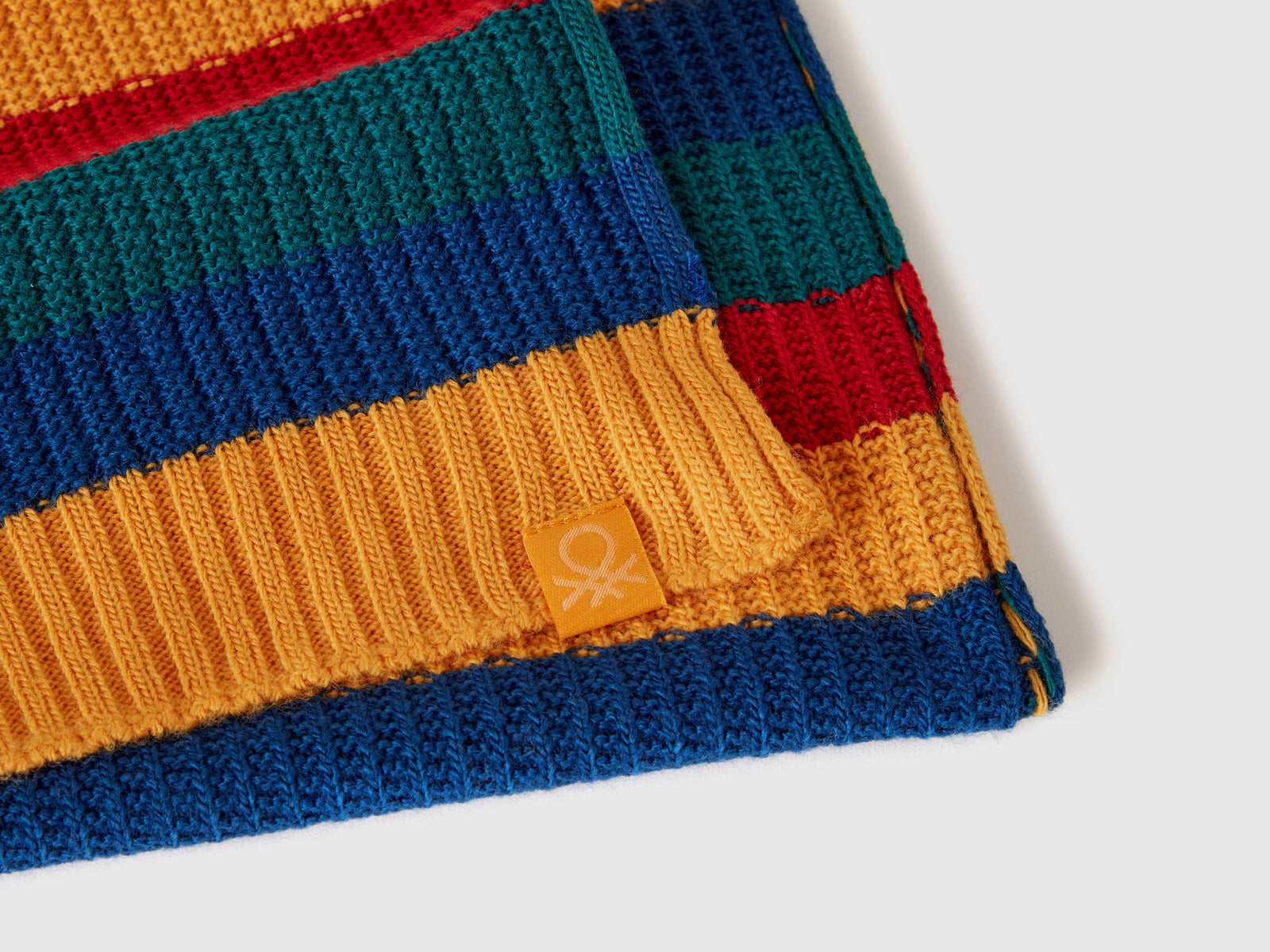 Sciarpa in maglia a righe da bambino multi-color 3 | Benetton Outlet
