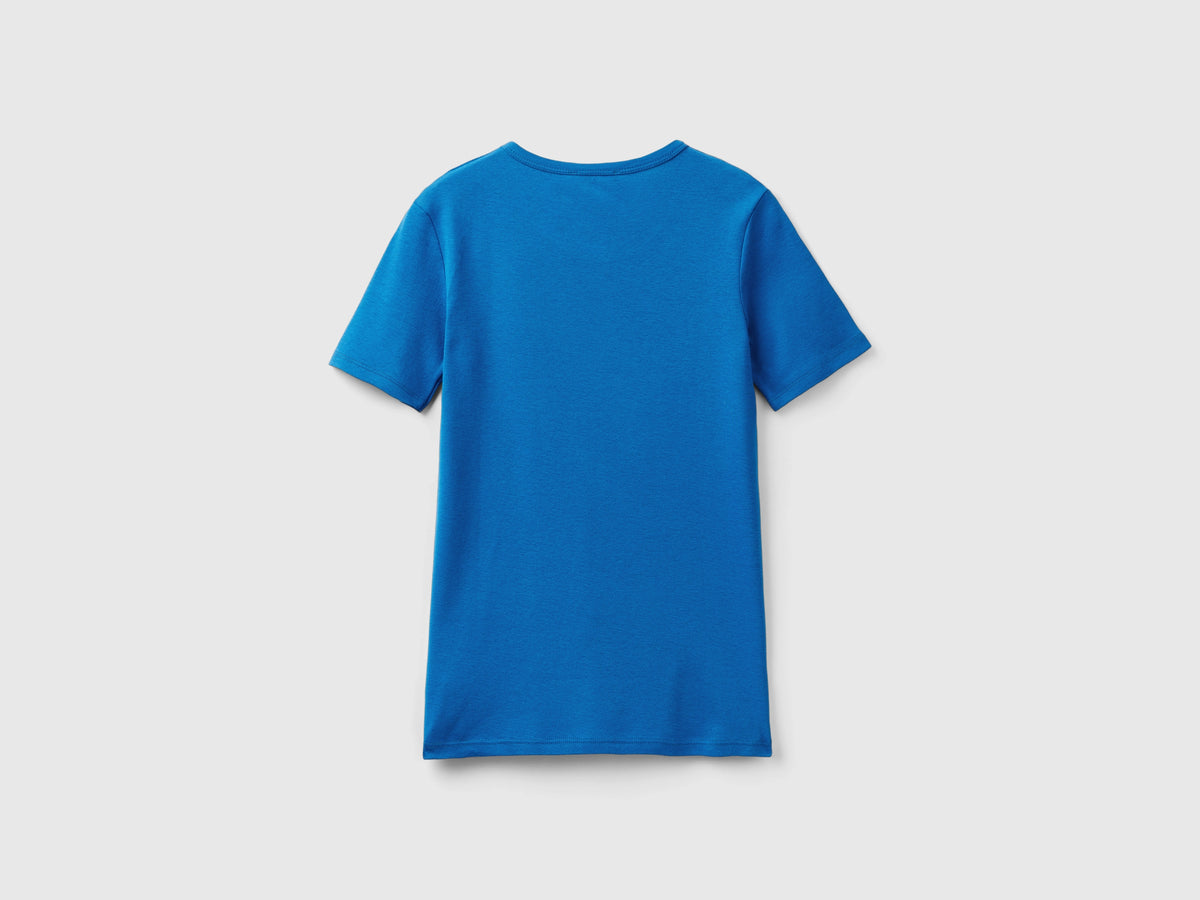 T-shirt in cotone a fibra lunga