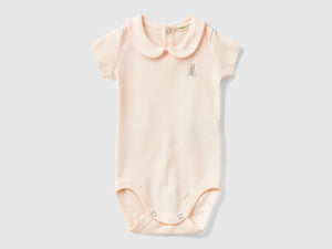 Body con colletto in cotone biologico
