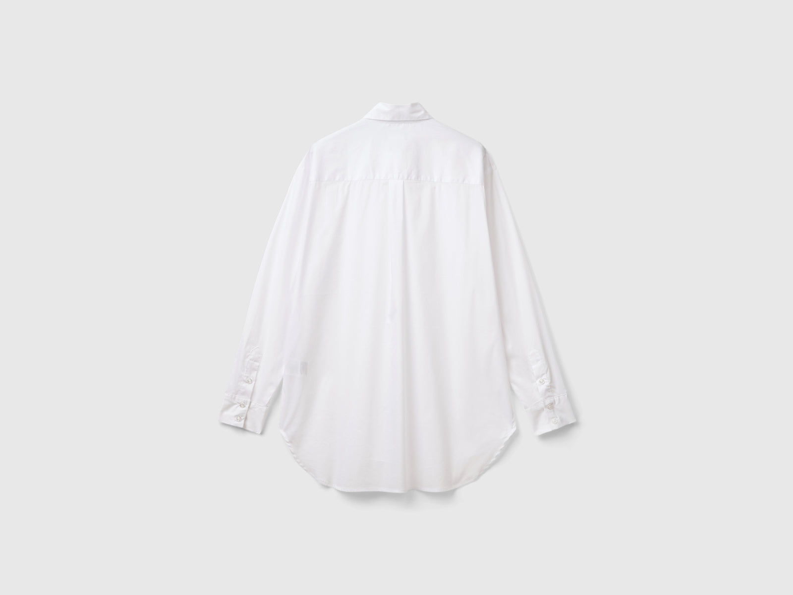 Camicia over fit da donna bianco 2 | Benetton Outlet