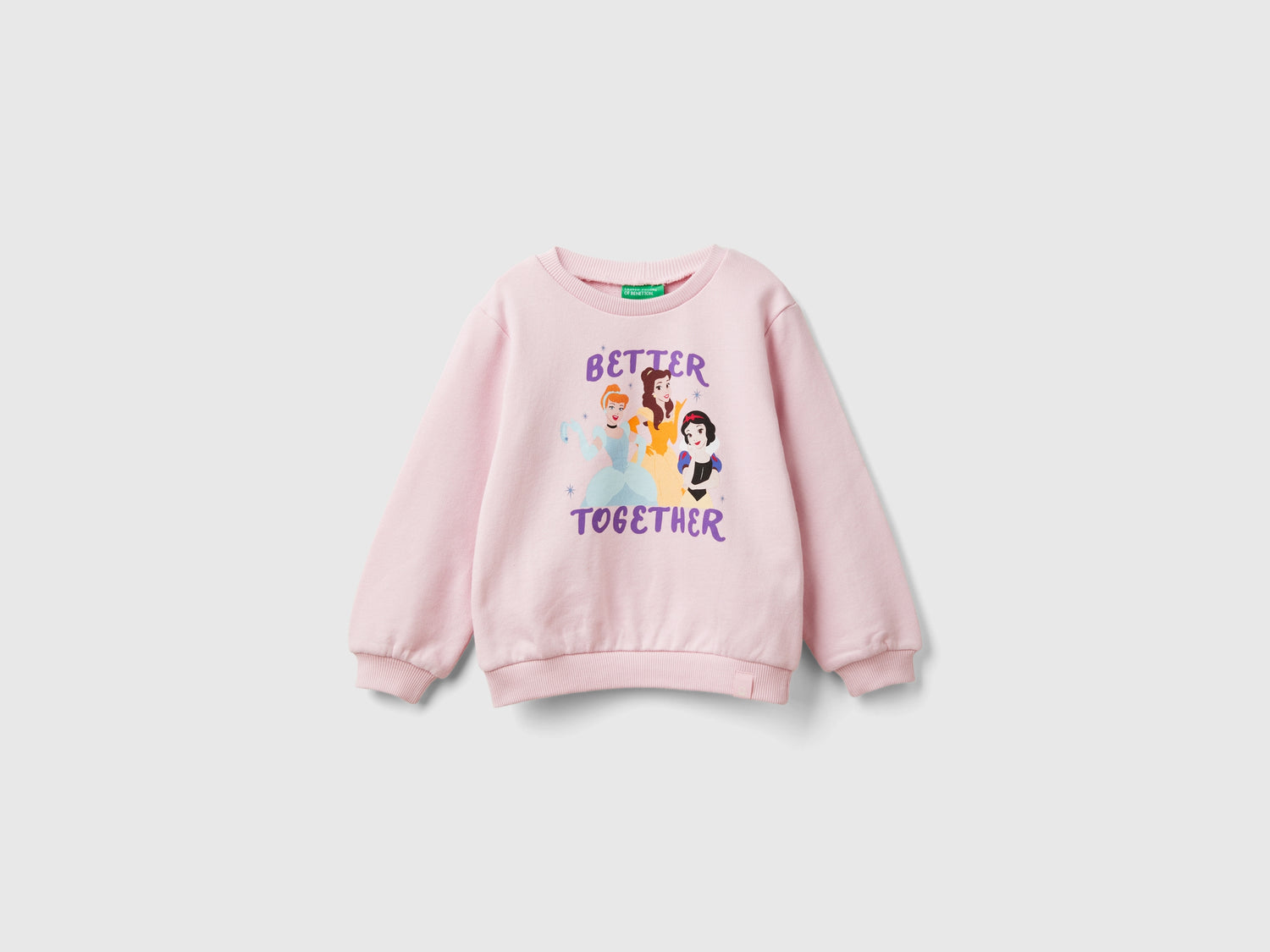 Felpa principesse ©Disney da bimba rosa | Benetton Outlet