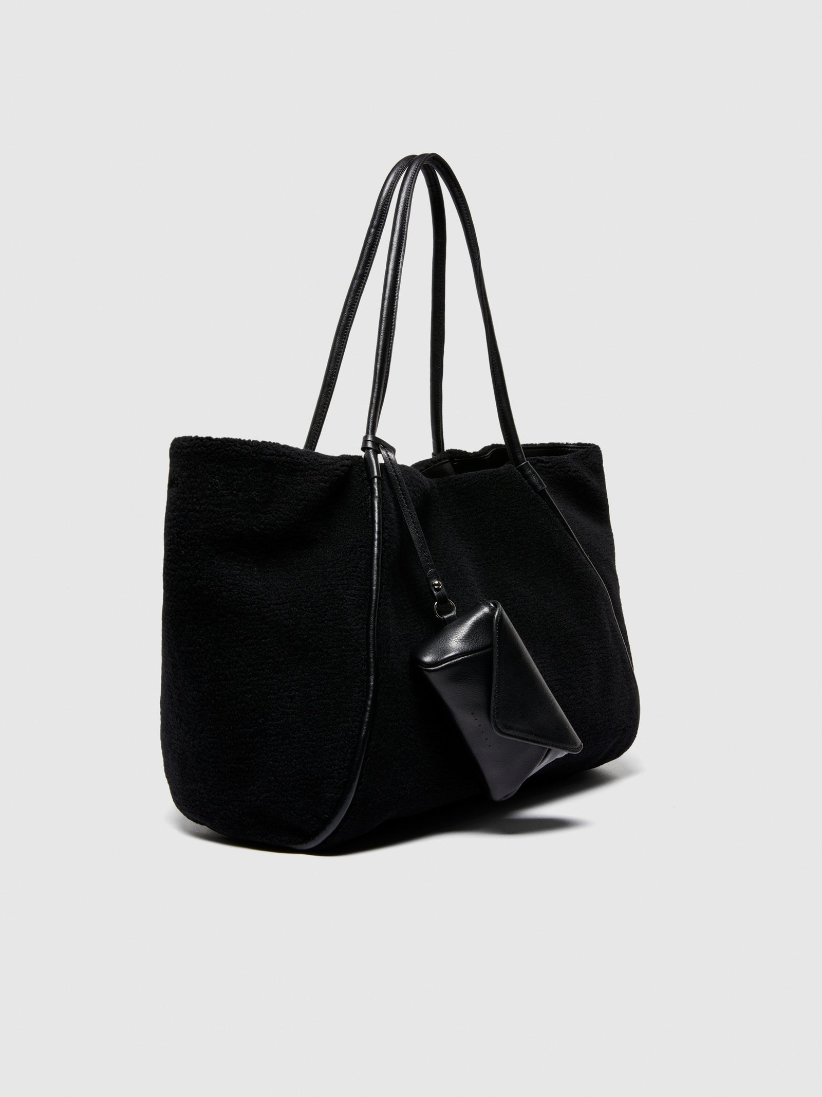 Borsa tote con pochette da donna nero 4 | Sisley Outlet