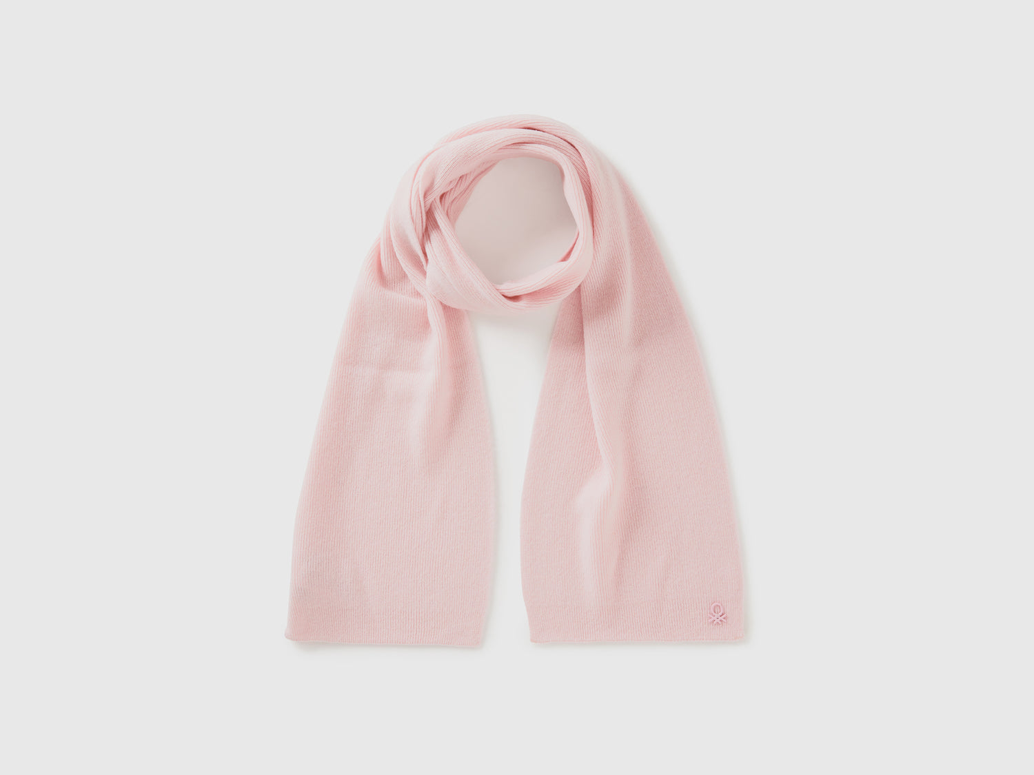 Sciarpa in misto lana da bambino rosa | Benetton Outlet