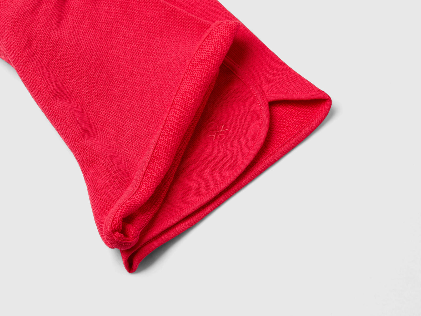 Shorts in felpa 100% cotone bio da bimba fucsia 2 | Benetton Outlet