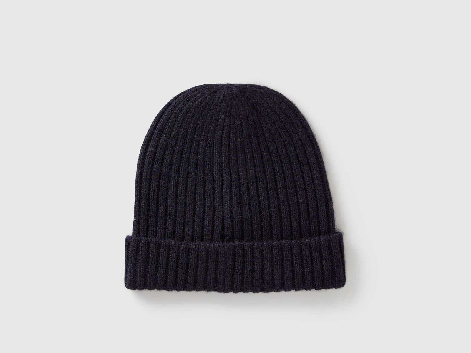 Cappellino in misto lana da bimbo blu scuro 2 | Benetton Outlet