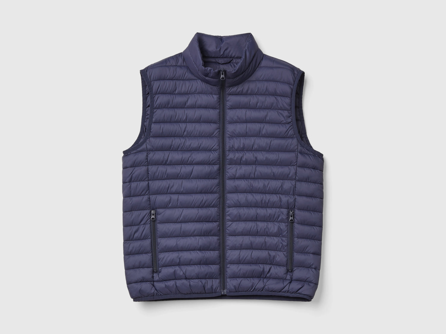 Smanicato imbottito con ovatta riciclata da uomo blu scuro | Benetton Outlet